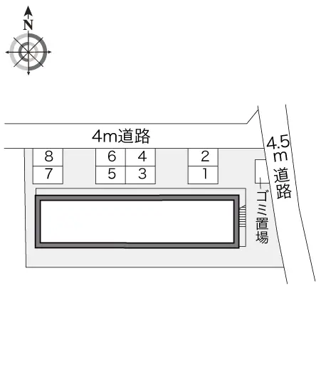 ★手数料０円★東久留米市新川町　月極駐車場（LP）